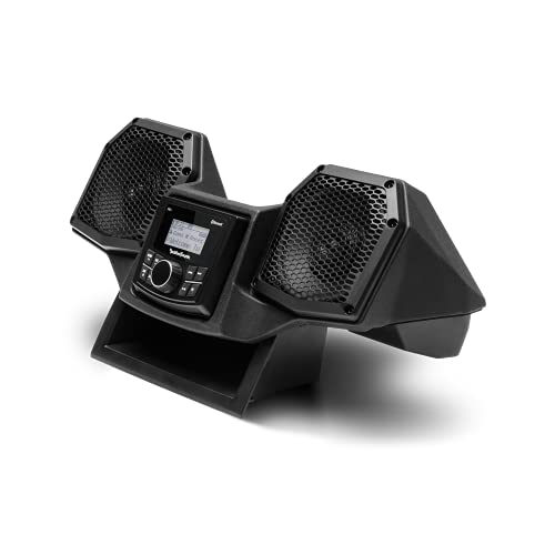 Rockford Fosgate RNGR18-STG1 Audio Kit: All-in-One Dash Housing Pre-Installed with PMX-1 Receiver and 5.25 Rockford Fosgate RNGR18-STG1 Audio Kit: All-in-One Dash Housing Pre-Installed with PMX-1 Receiver and 5.25